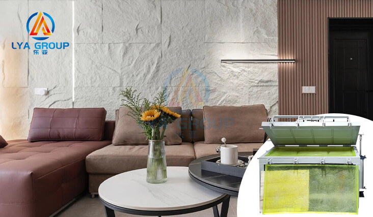 Black Mountain Rock Skin Plate Imitating Cultural Stone PU Mold